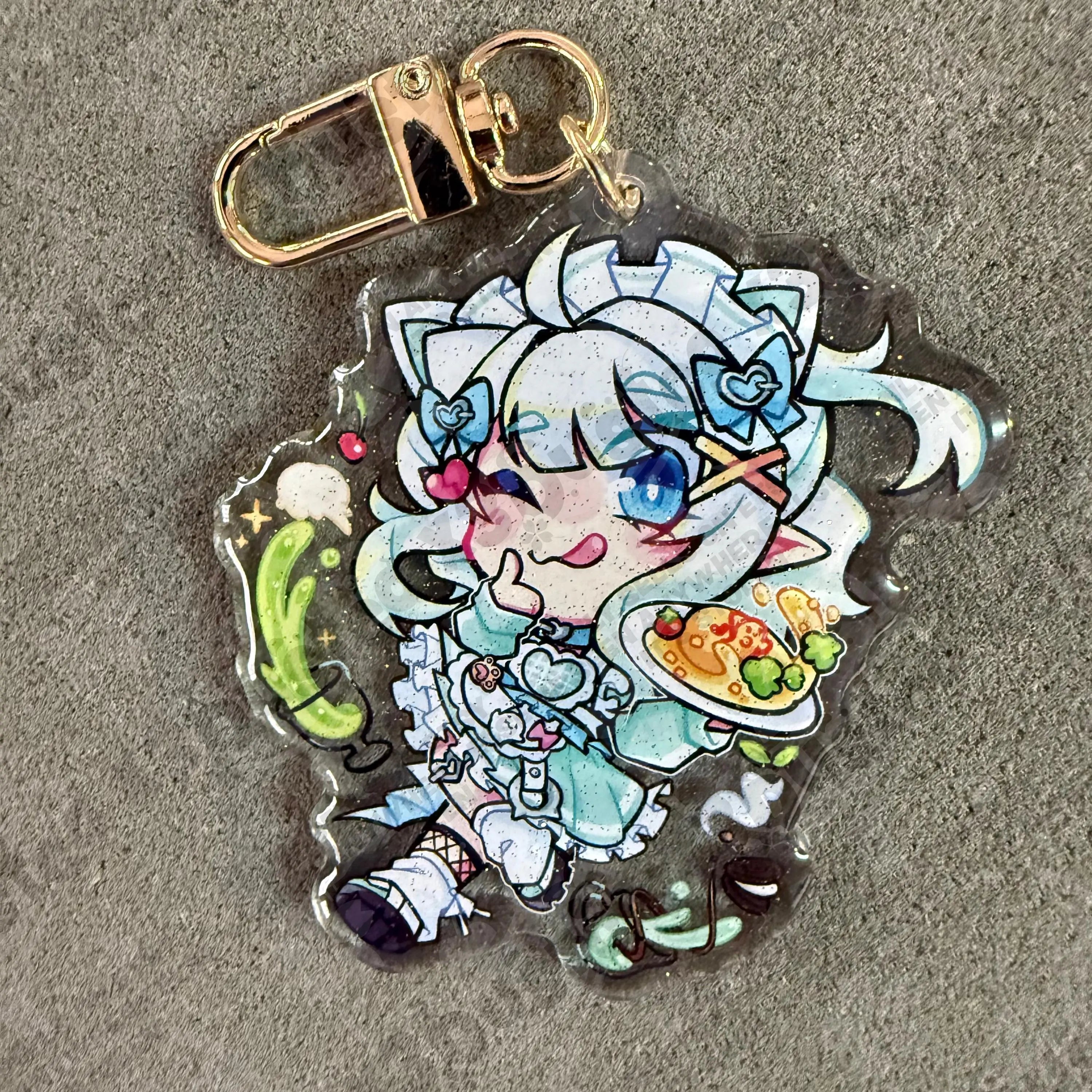 2.5in Densetsu.exe Keychain Charms