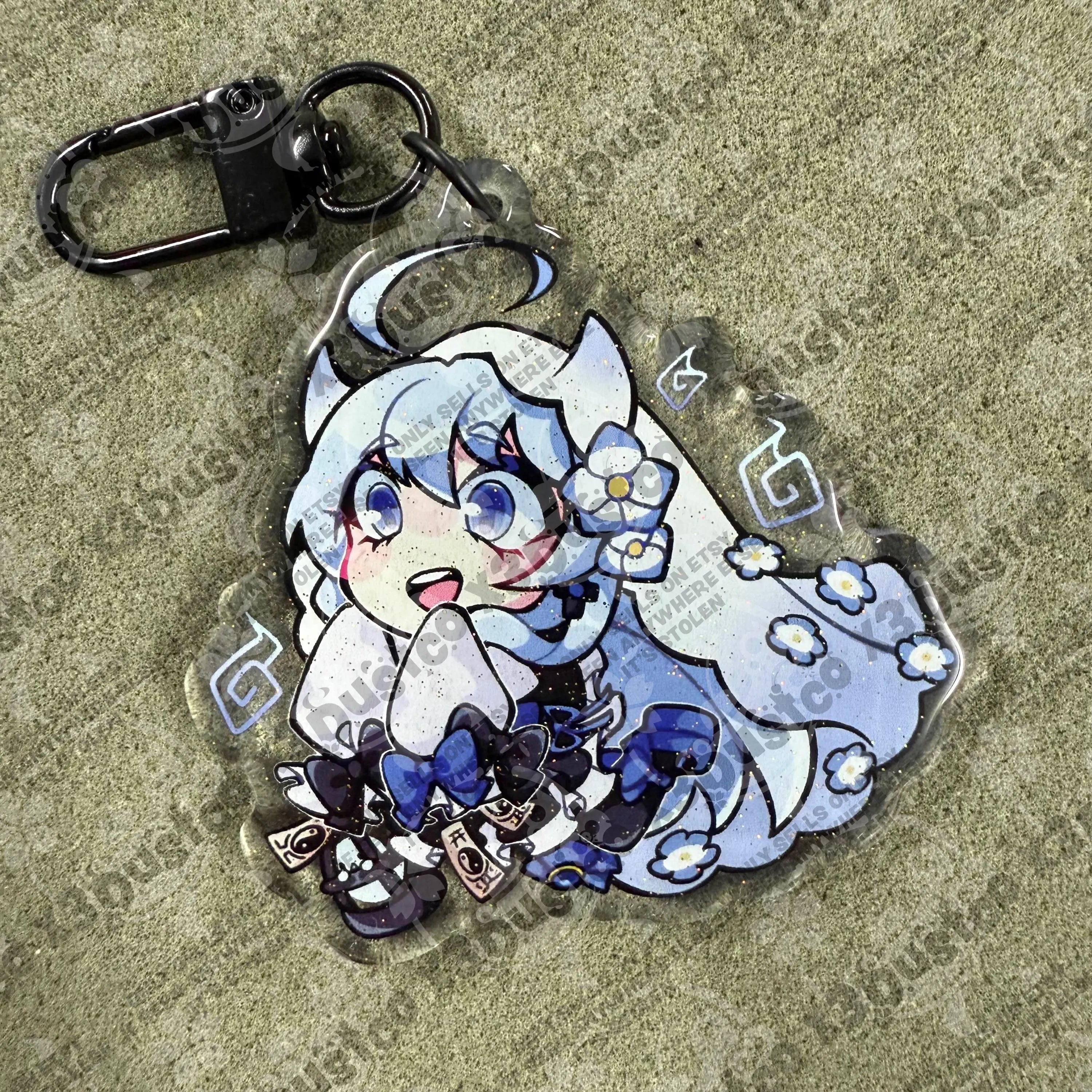 2.5in Indie Vtuber Keychain Charms 2 - Bao/Neuro/Dooby/Mogu/Nimi/Laimu/Vexoria
