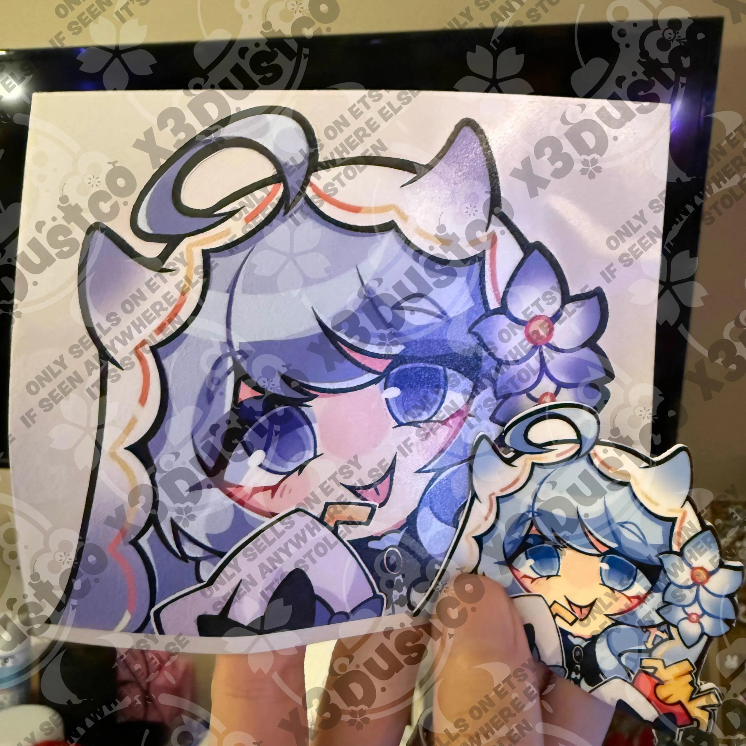 Indie Vtuber Stickers/Decals - Porcelain Maid/Shylily/Mogu/Nimi/Arielle