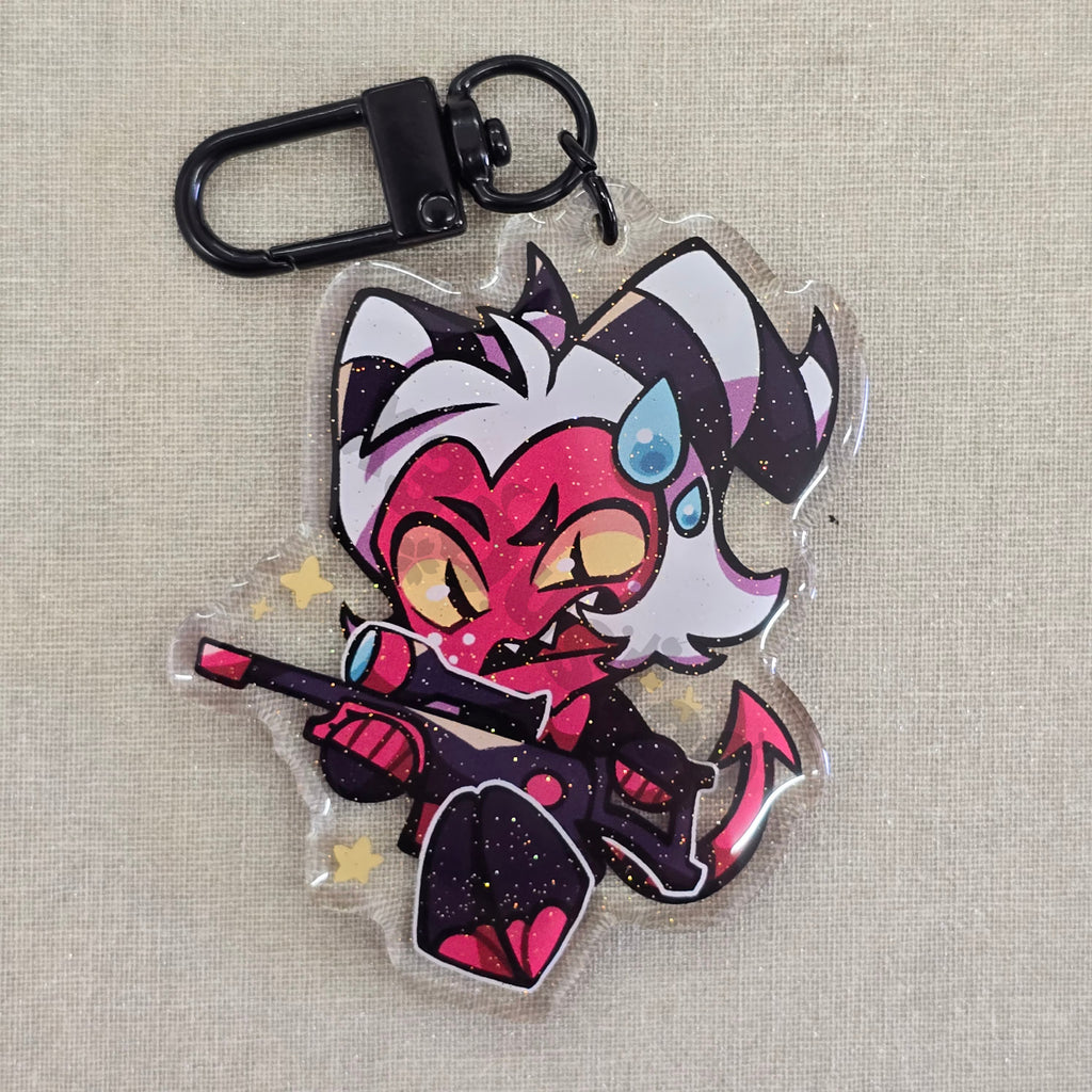 LAST RUN 2.5in Helluva Boss Keychain Charms