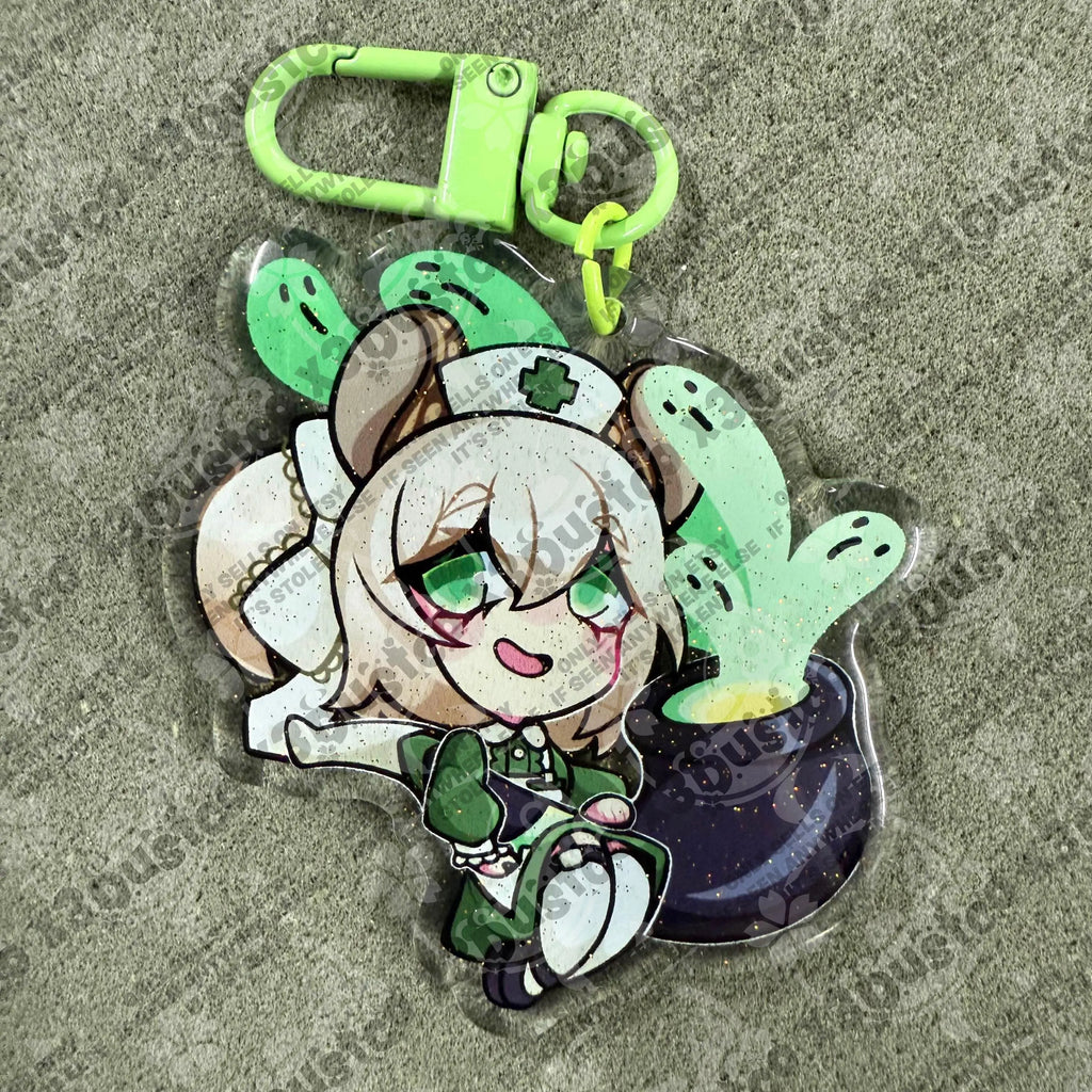 2.5in Indie Vtuber Keychain Charms 2 - Bao/Neuro/Dooby/Mogu/Nimi/Laimu/Vexoria