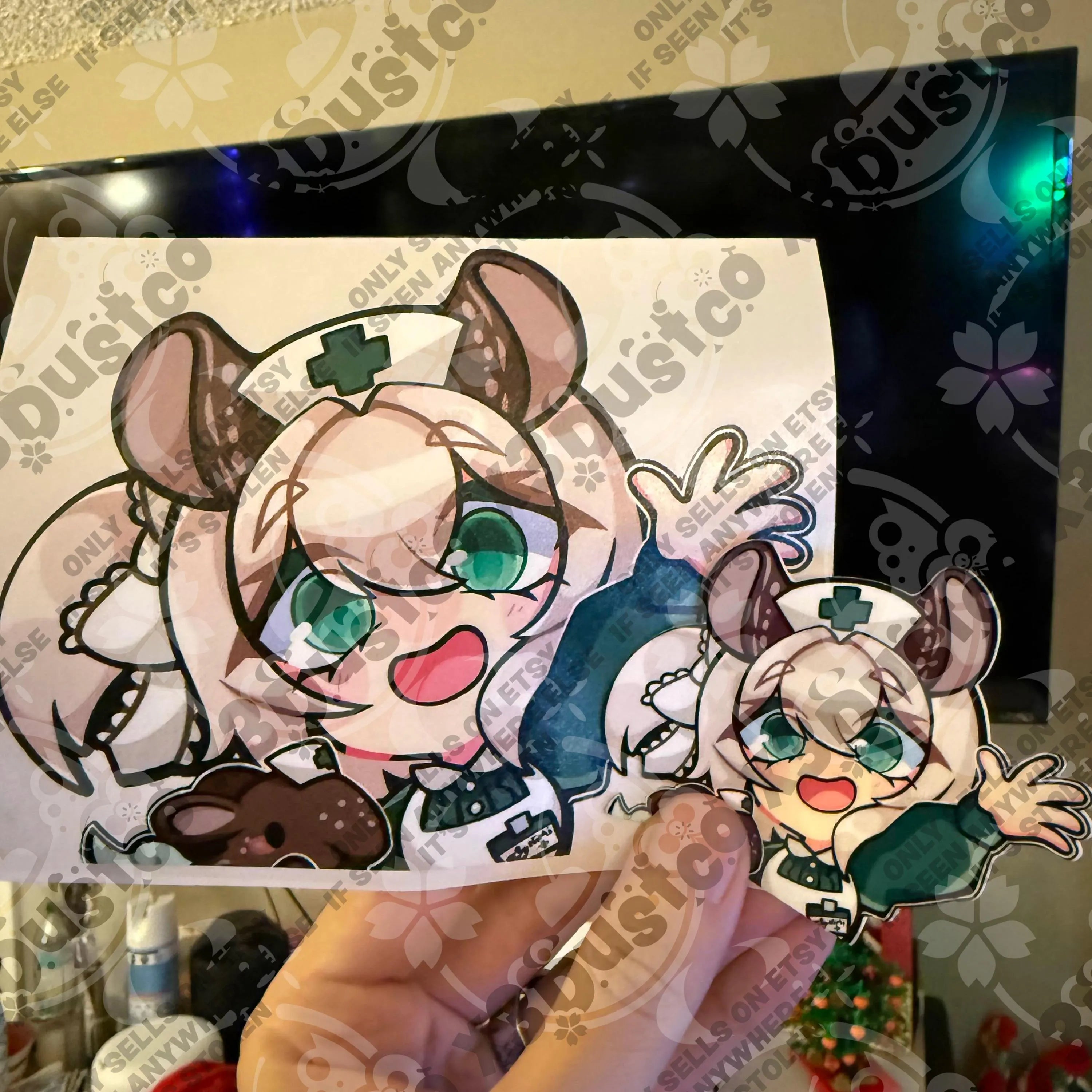 Indie Vtuber Stickers/Decals - Porcelain Maid/Shylily/Mogu/Nimi/Arielle