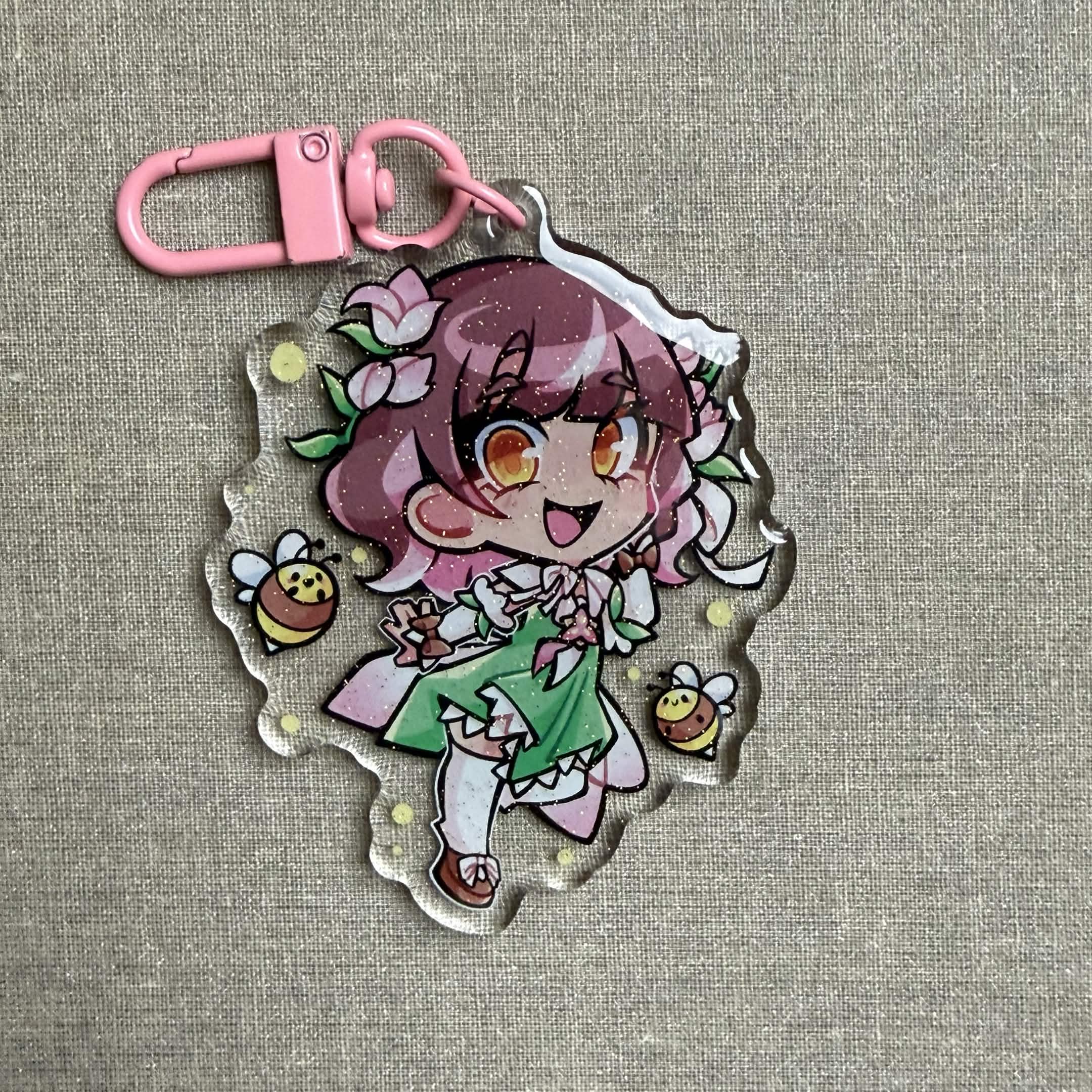 2.5in Densetsu.exe Keychain Charms