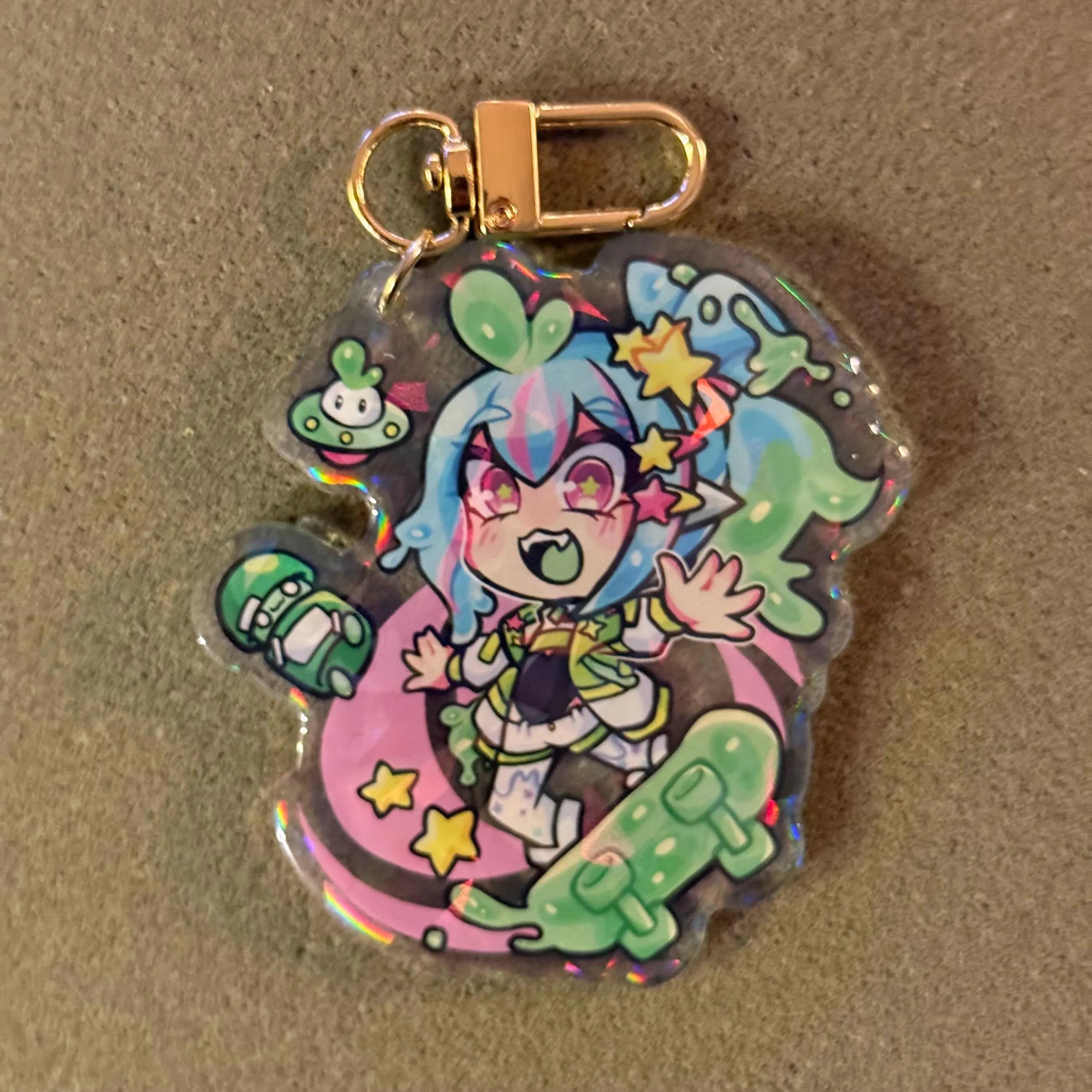 2.5in Beastiez Keychain Charms - Beribug/Pia Pi/Kairyu Crocodile/Tori Oriane