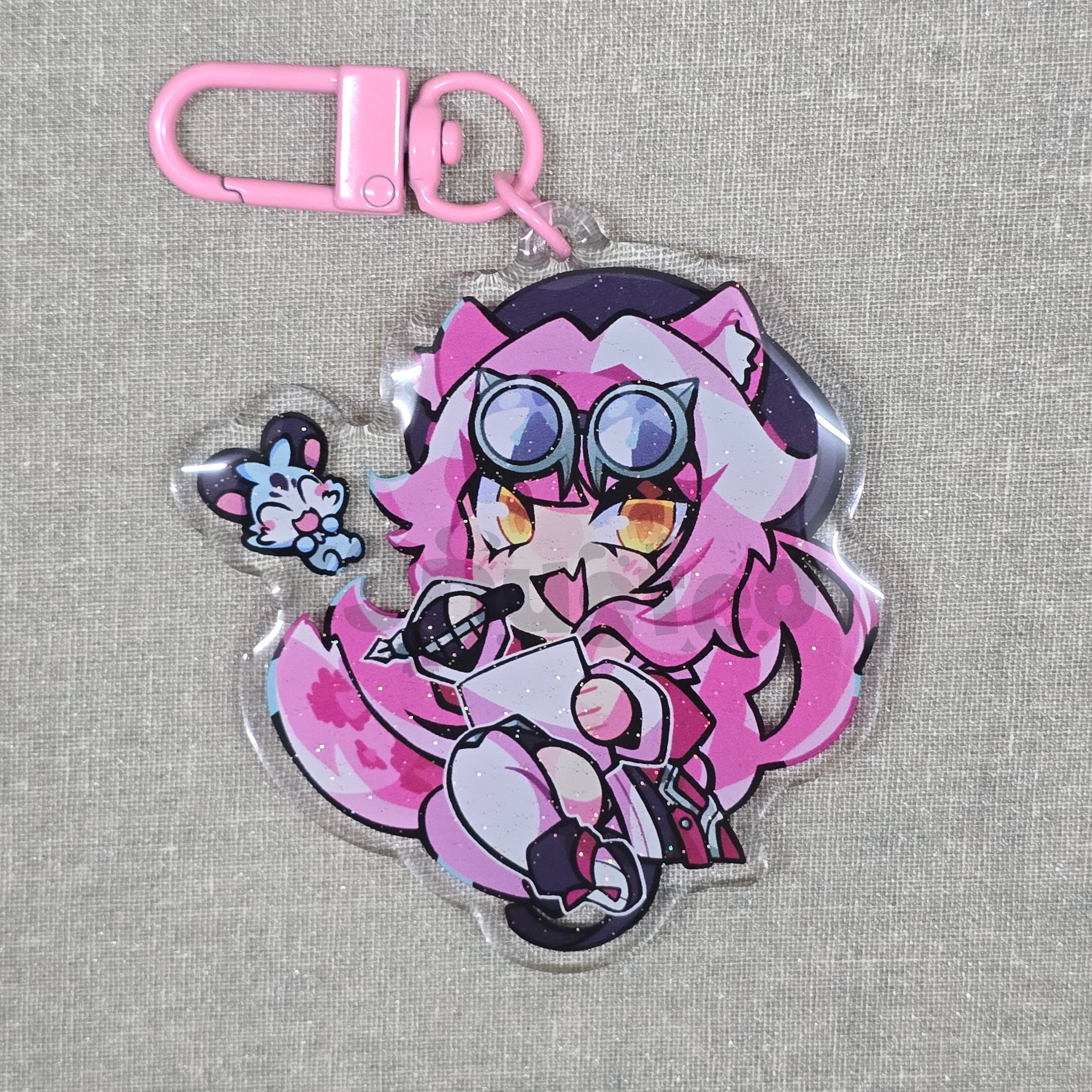 2.5in Hololive HoloJustice Keychain Charms
