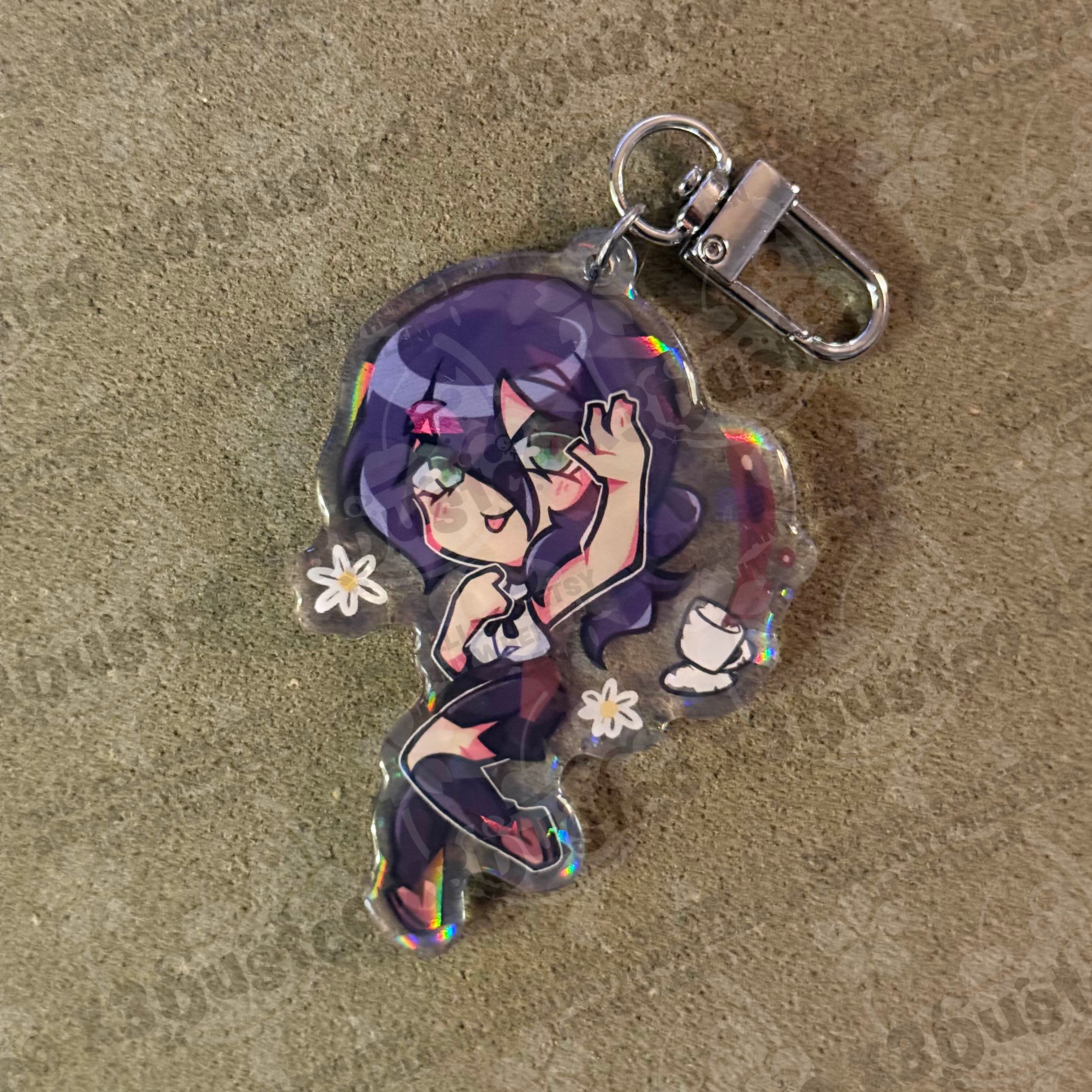 Bomb Devil Keychain Charm