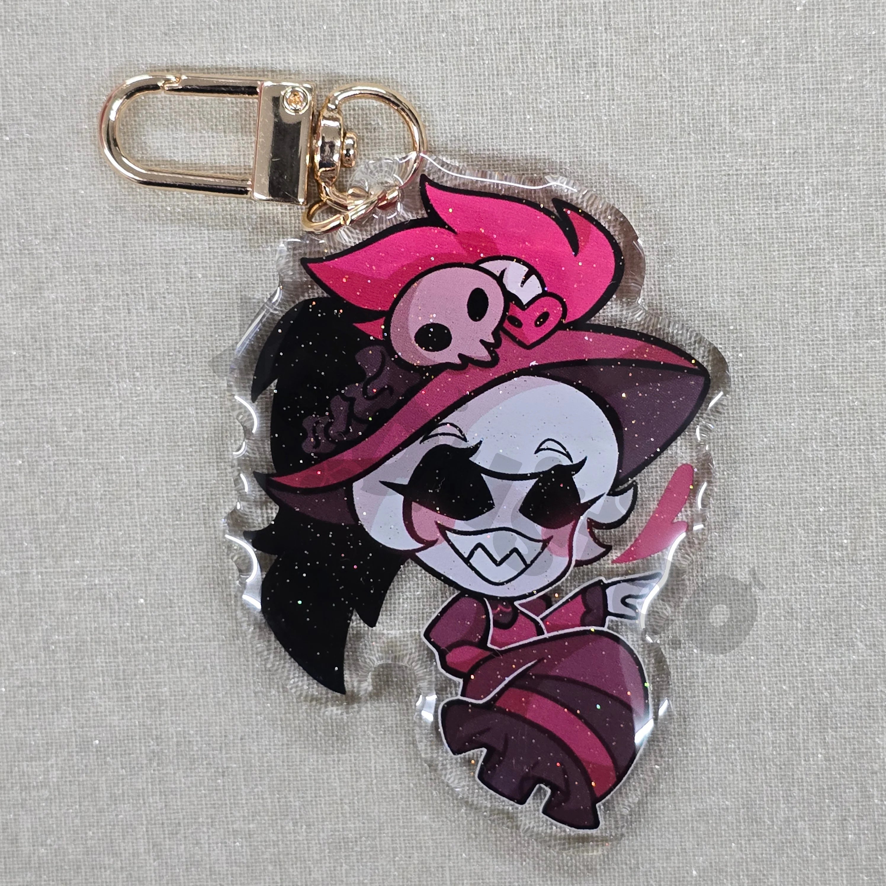 LAST RUN 2.5in Hazbin Hotel Acrylic Character Charms