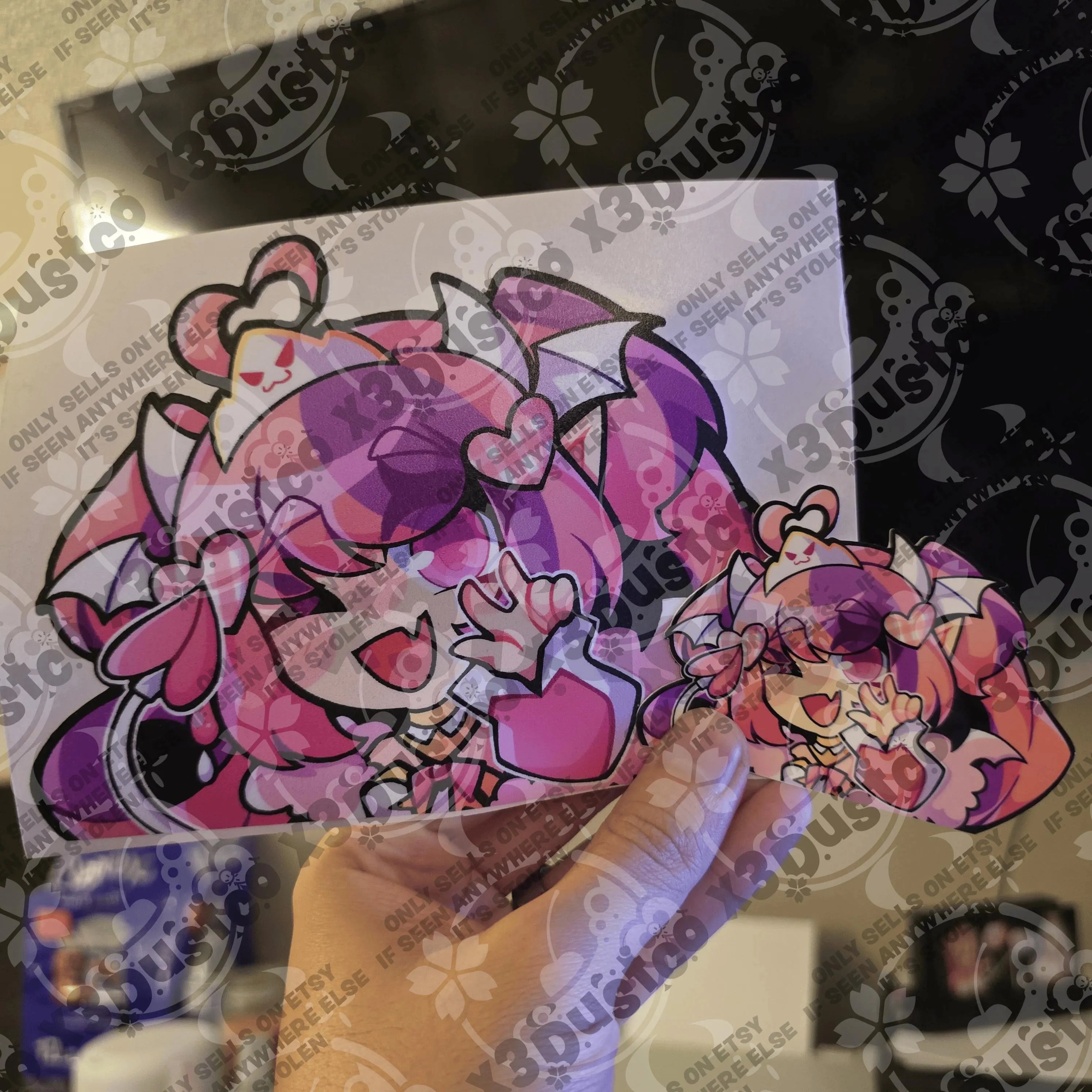 Vtuber Stickers/Decals - Projekt Melody/Froot/Ironmouse/Bubi/Zentreya