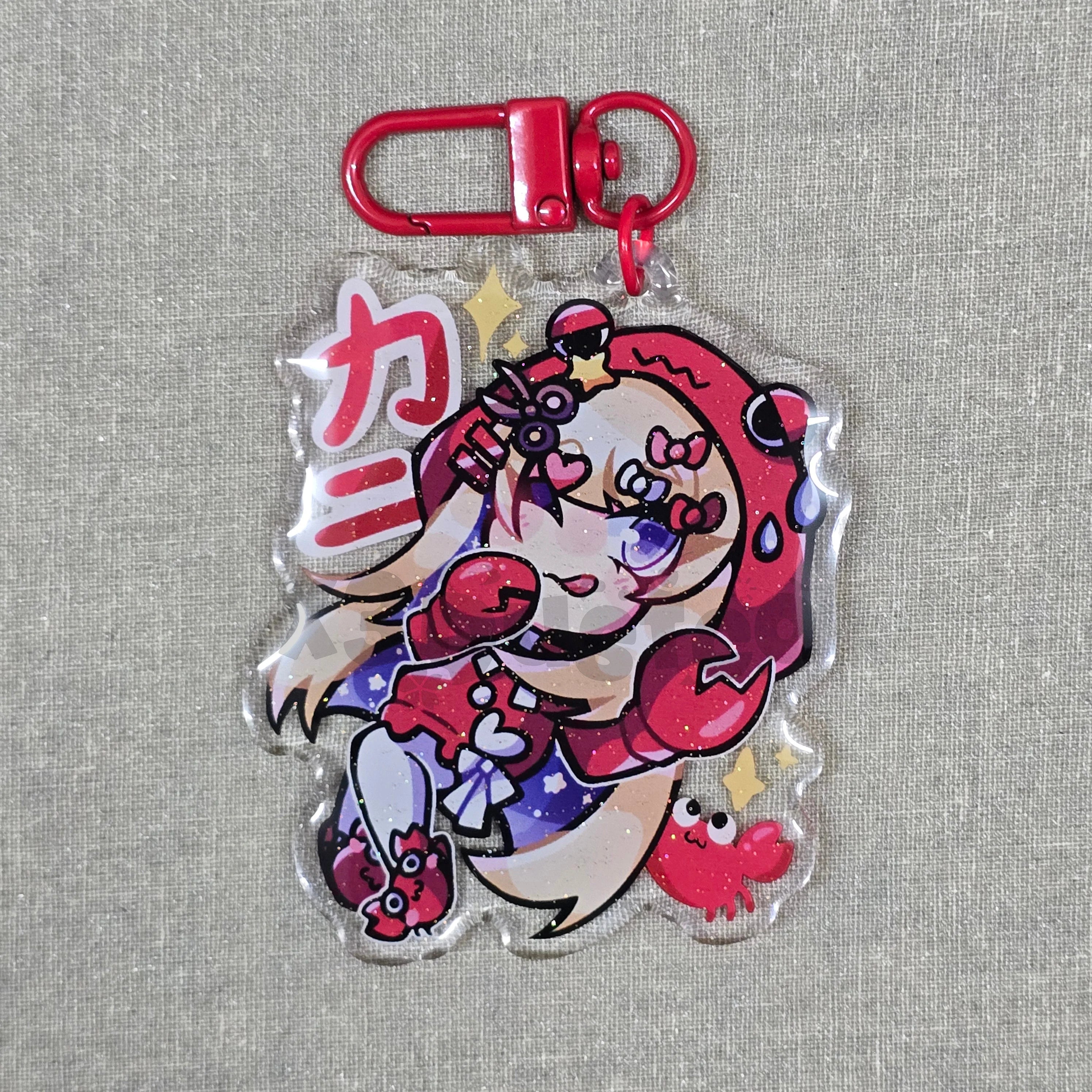 2.5in Phase Connect Talents Keychain Charms - Pippa/Shiina/Sakana/Tenma/Clara/Marimari_EN/Lia