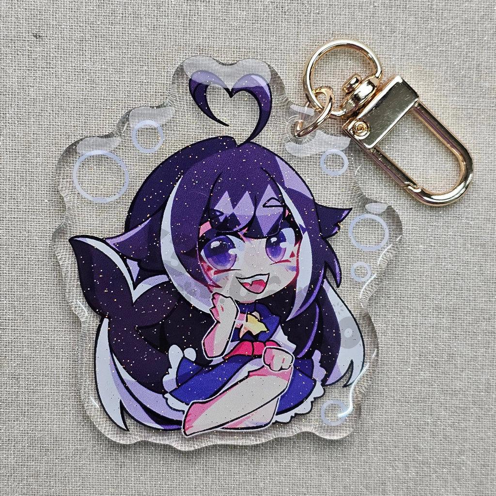 2.5in Indie Vtuber Keychain Charms - Shylily/Arielle/Porcelain Maid/Saba/Numi