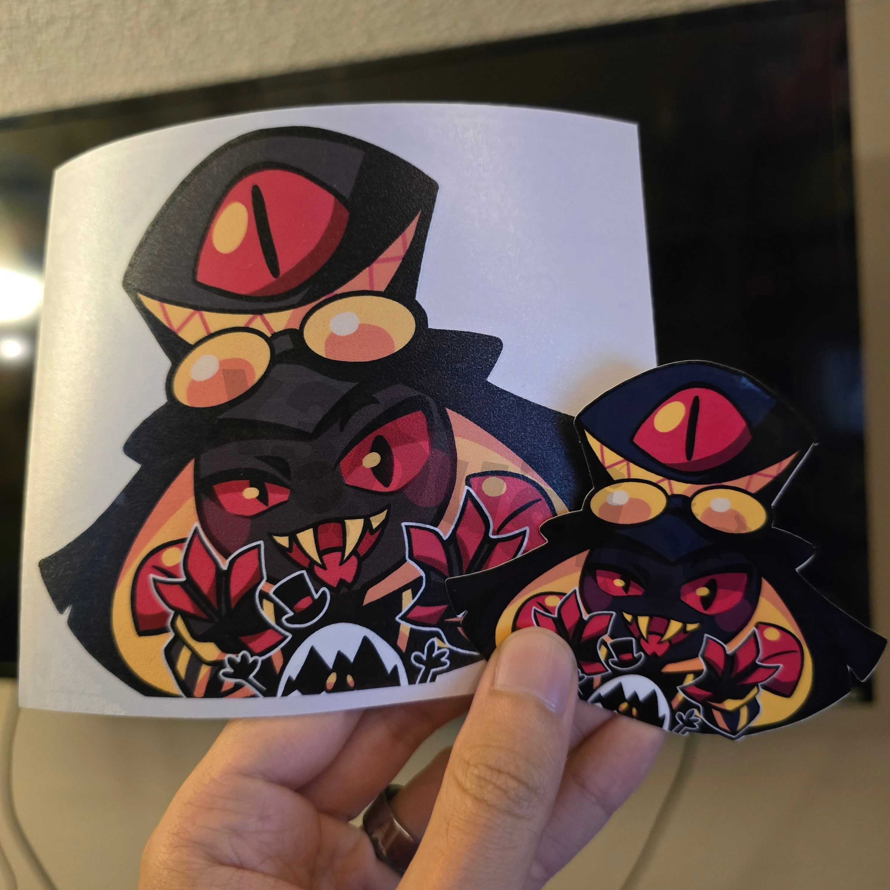 LAST RUN Hazbin Hotel Stickers/Decals - Vox/Velvette/Angel Dust/Alastor/Sir Pentious/Rosie/Niffty/Husk/Lucifer
