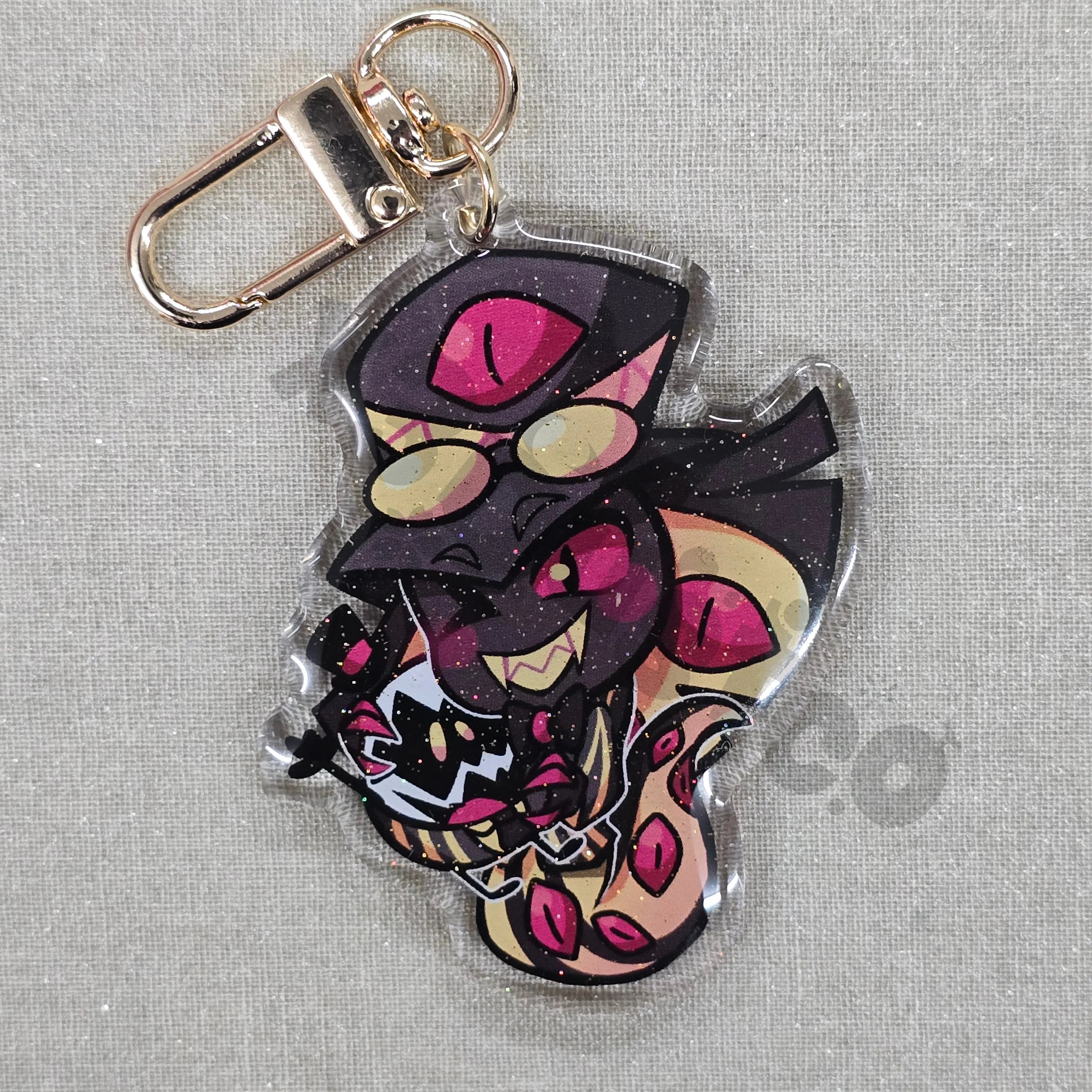 LAST RUN 2.5in Hazbin Hotel Acrylic Character Charms
