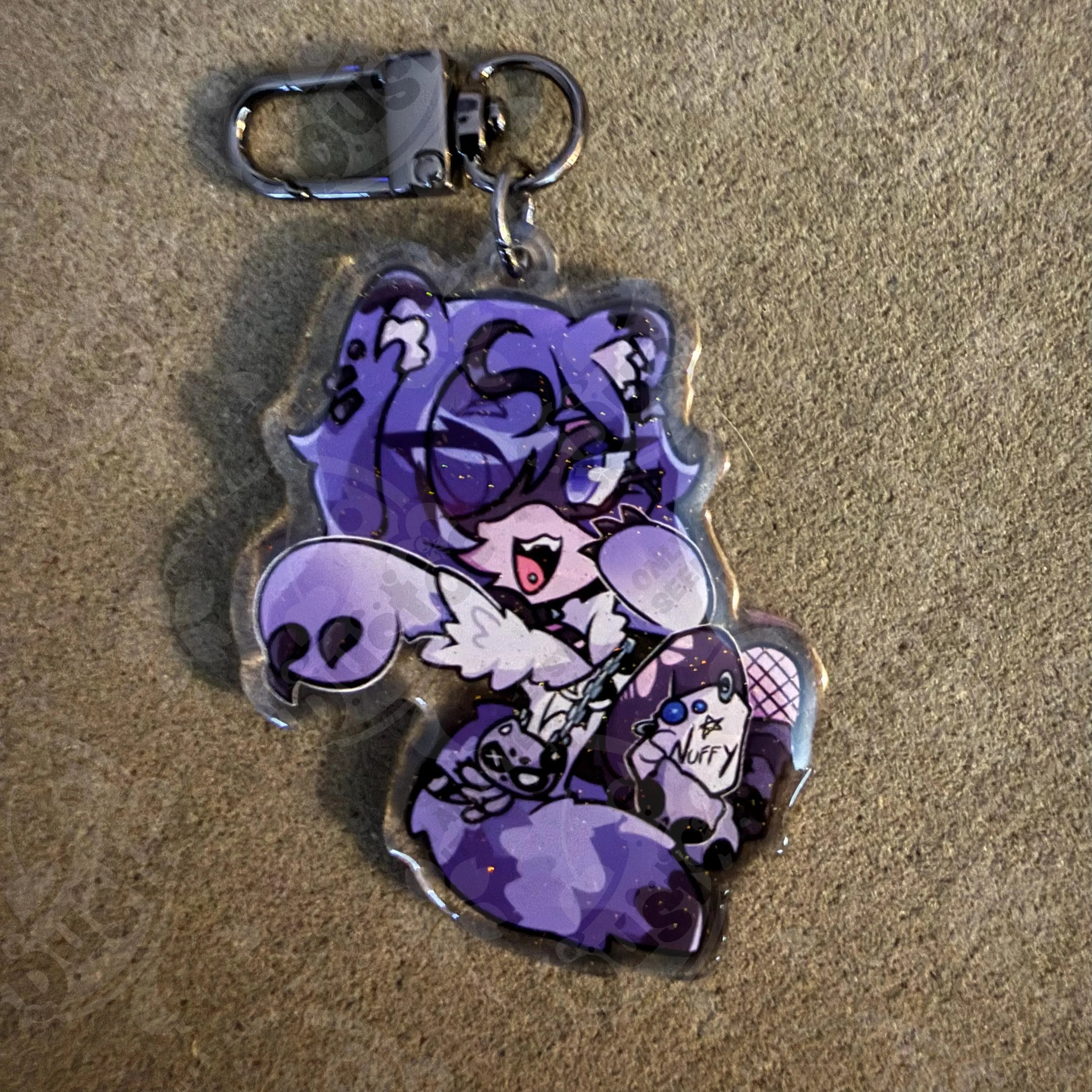 2.5in Indie Vtuber Keychain Charms 4 - Spite/Snuffy/KatieKat/Fefe/Chibidoki/Froggy/Grimmi/Ashton Marten/CottontailVA