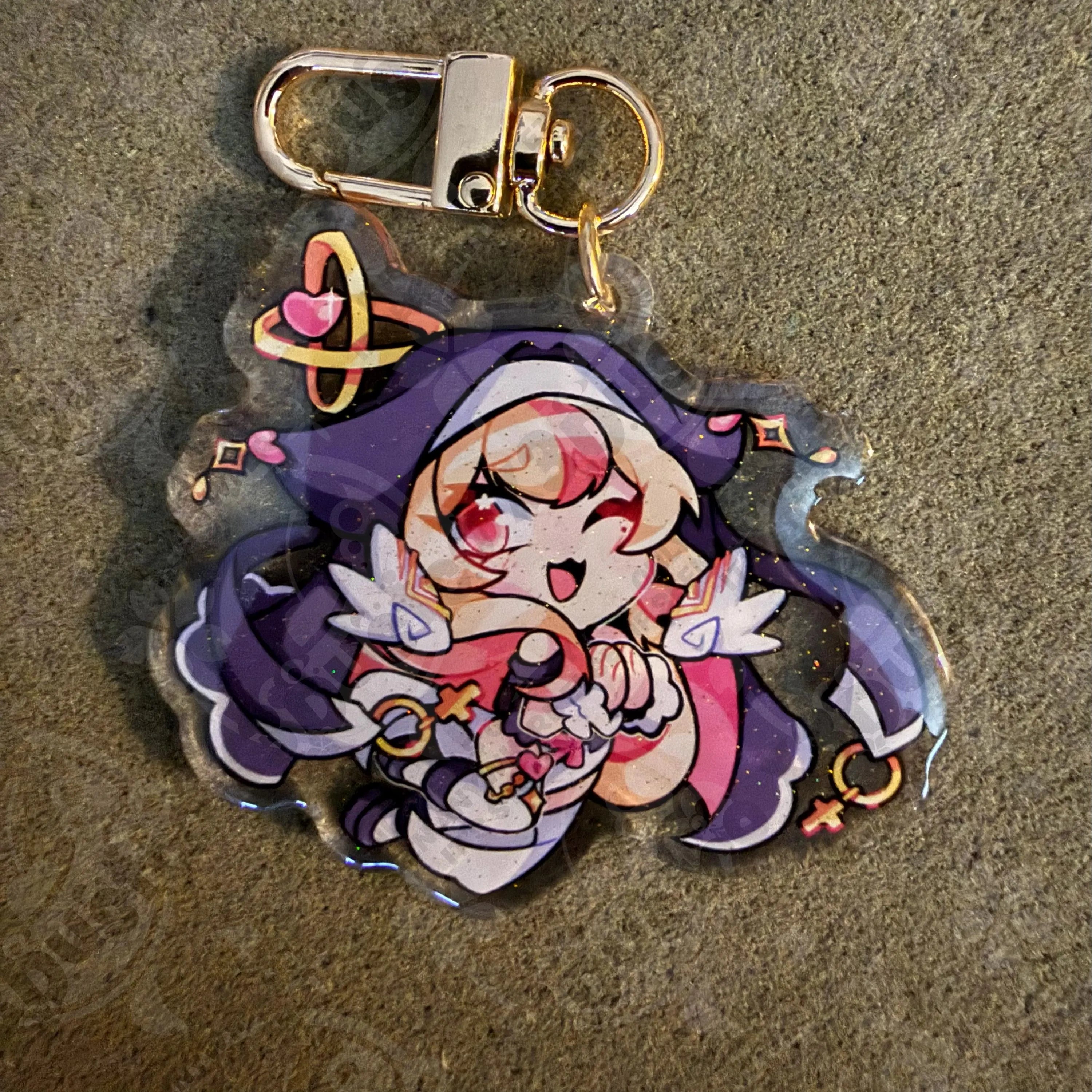 2.5in Indie Vtuber Keychain Charms 3 - Suko/Toma/Meicha/Fream/CyYu/Juniper/HeavenlyFather/Kabhaal/Trickywi