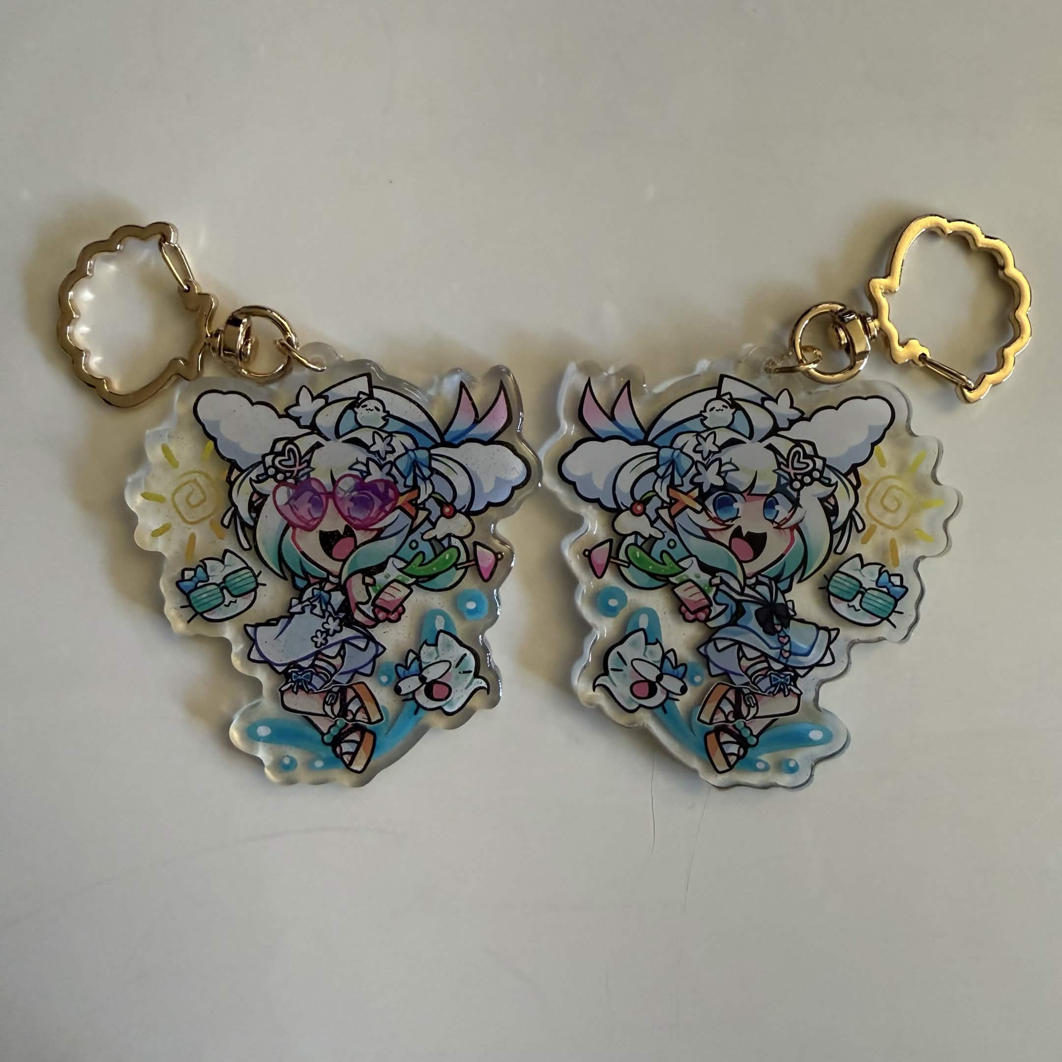 2.5in Densetsu.exe Keychain Charms
