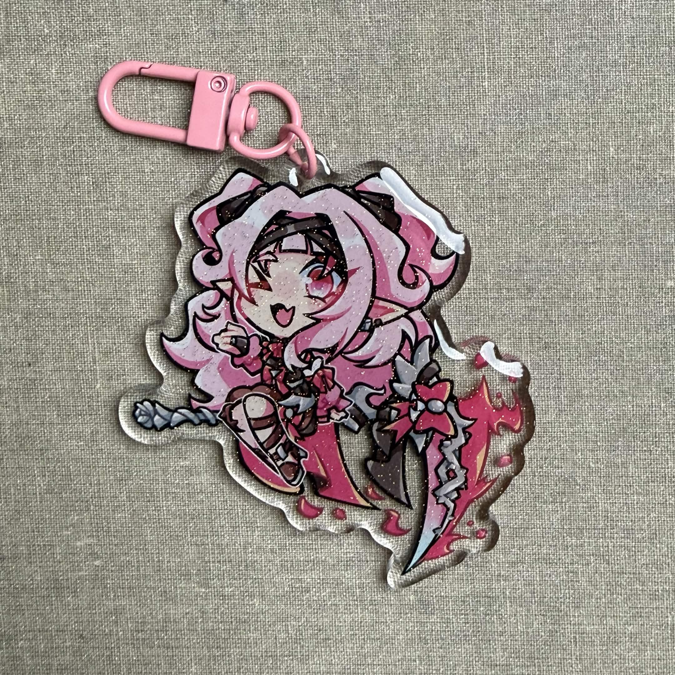 2.5in Beastiez Keychain Charms - Beribug/Pia Pi/Kairyu Crocodile/Tori Oriane