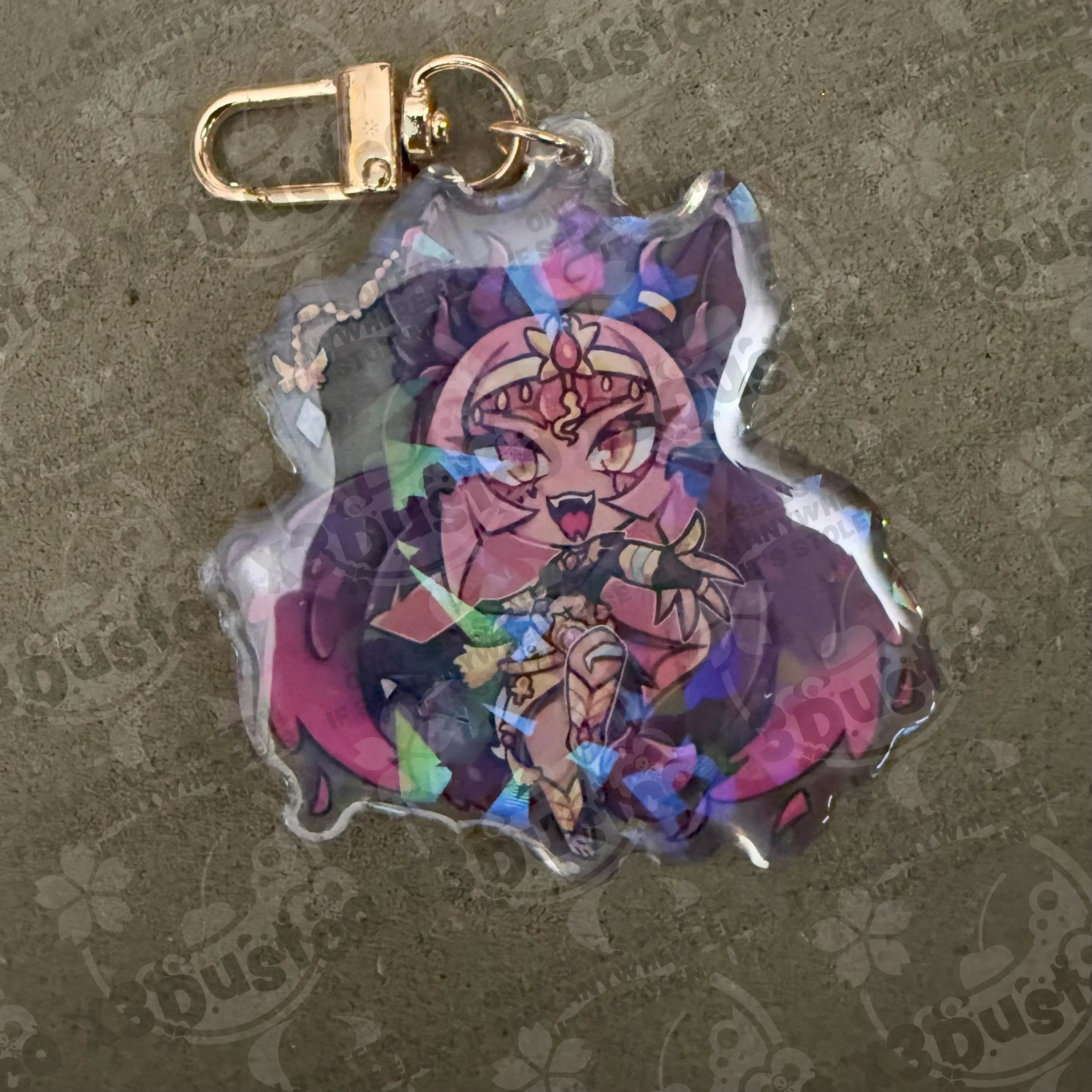 2.5in Indie Vtuber Keychain Charms 3 - Suko/Toma/Meicha/Fream/CyYu/Juniper/HeavenlyFather/Kabhaal/Trickywi