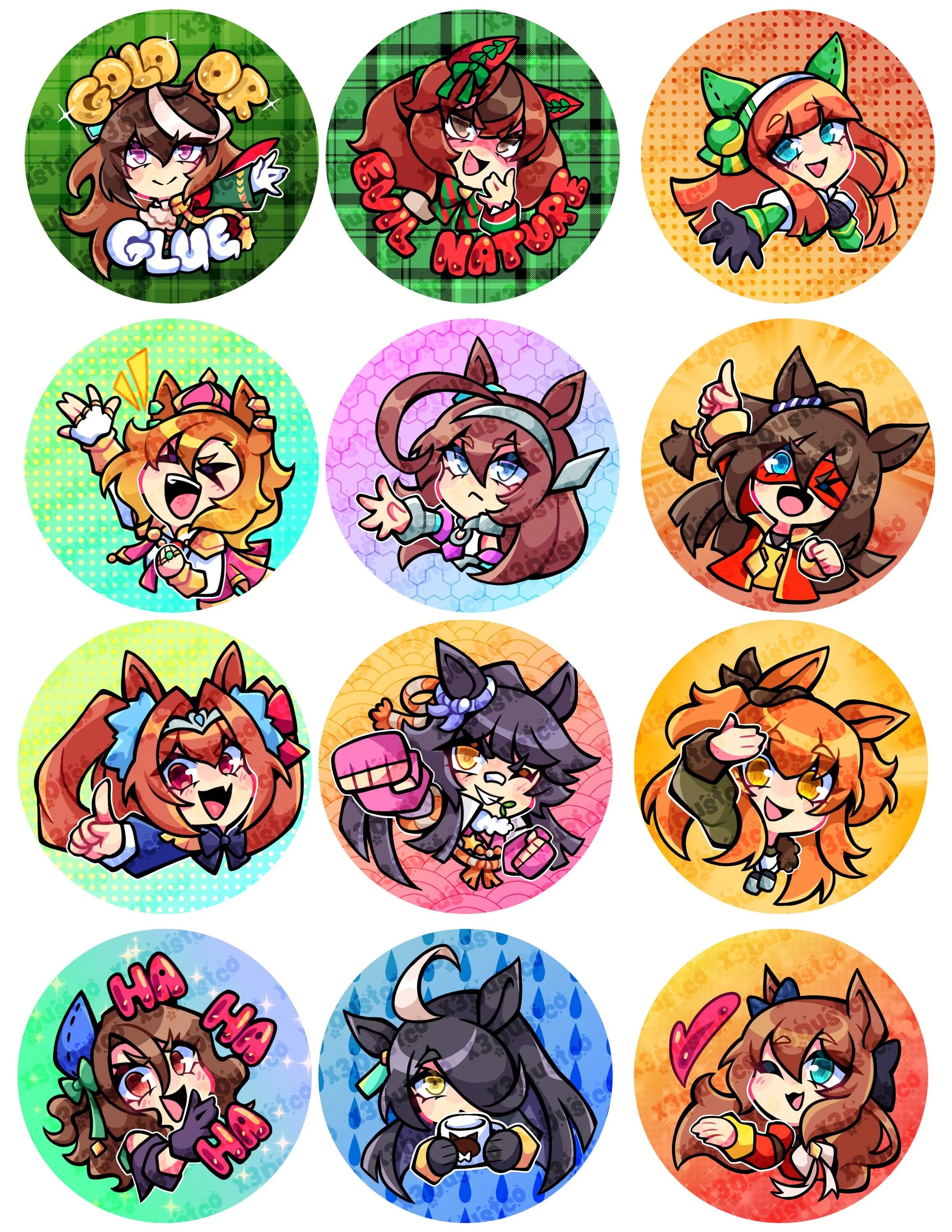2.25 Umamusume Button Wave 2