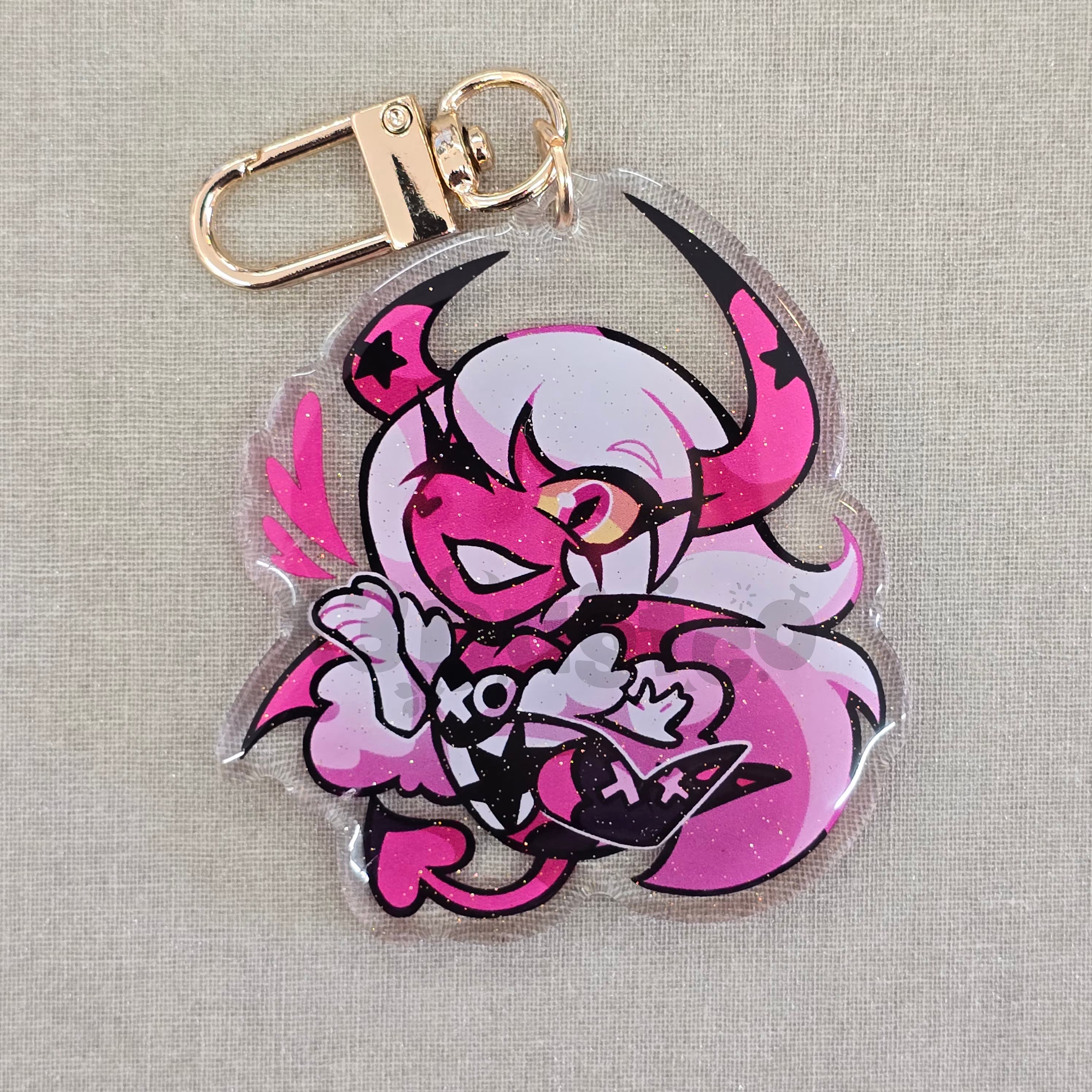 LAST RUN 2.5in Helluva Boss Keychain Charms