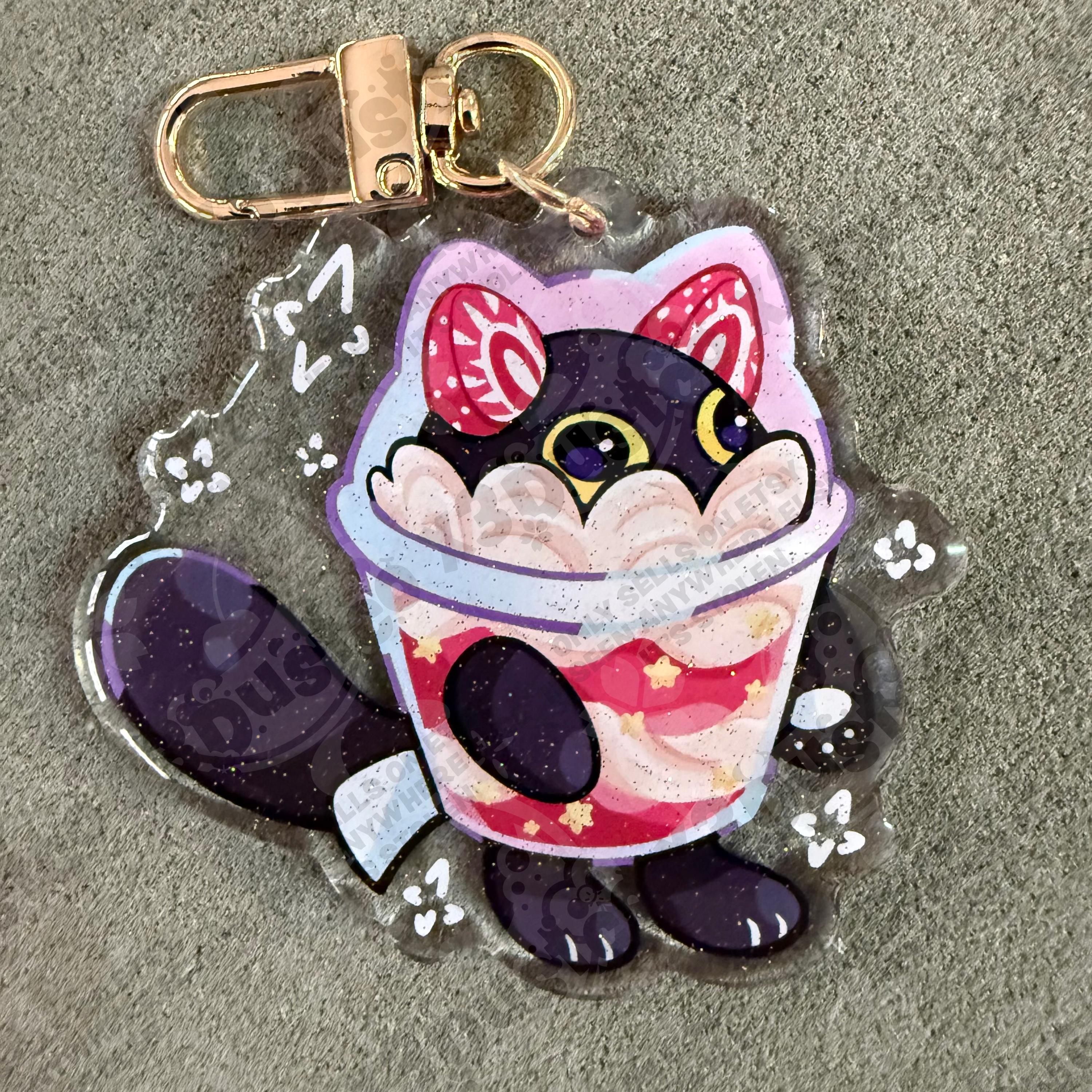 2.5in Card Game Keychain Charms - Kaiba/Jaden/Yusei/Live Twins/Yummy Cupsie/Labyrinth
